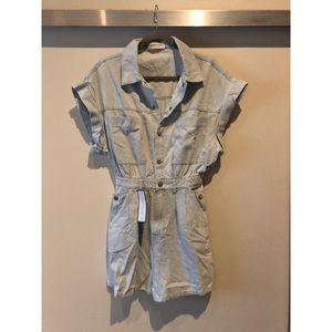 NWT Goodnight Macaroon Denim Romper